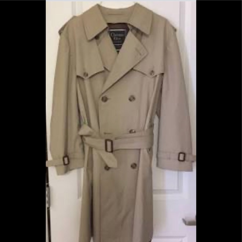 Man rain coat by Christian Dior